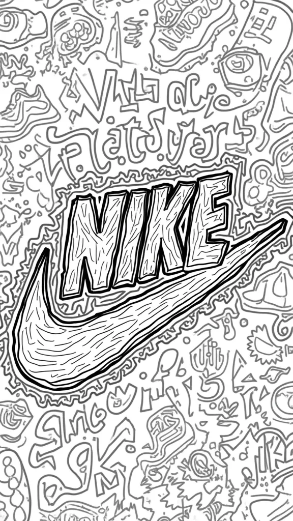 nike coloring pages printable